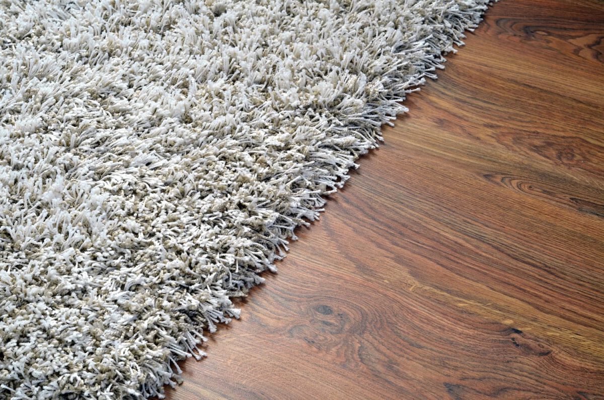 area rug cleaning - gray rug image